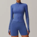 Slim Fit Sports Jacket Fitness Jacket Womens Wholesale Gym Apparel​ Athletic Clothing Suppliers
