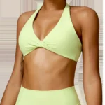 Padded Athletic Bra Halter Tank Tops Custom Gym Clothes Sports Bra Manufacturers