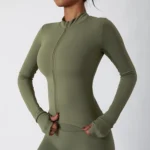 Slim Fit Sports Jacket Fitness Jacket Womens Wholesale Gym Apparel​ Athletic Clothing Suppliers