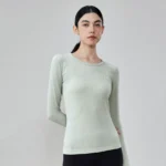 Long Sleeve Yoga Tops​ Seamless Activewear Gym Apparel Manufacturers Yoga Tops Women​
