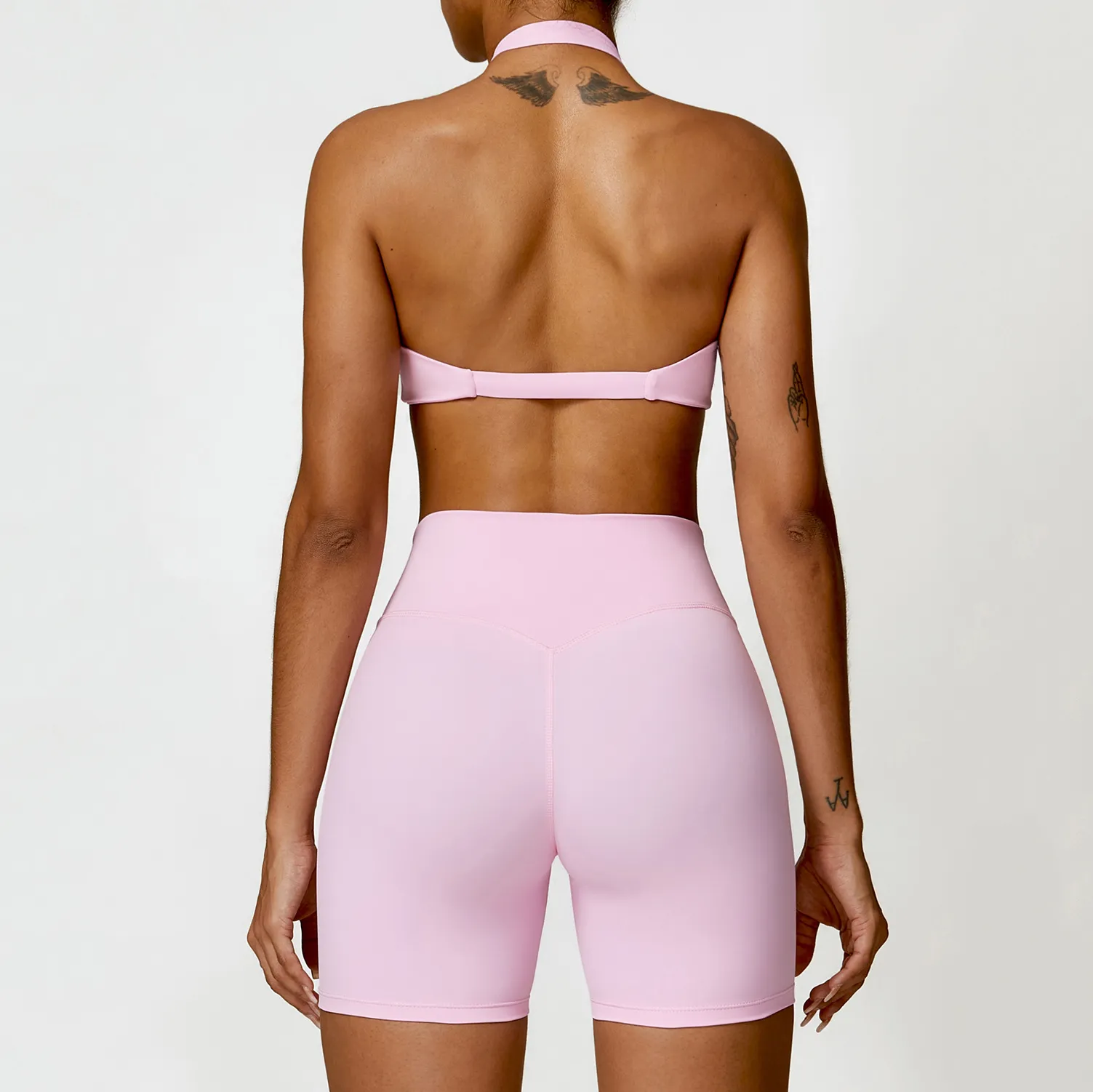 Padded Athletic Bra Halter Tank Tops Custom Gym Clothes Sports Bra Manufacturers