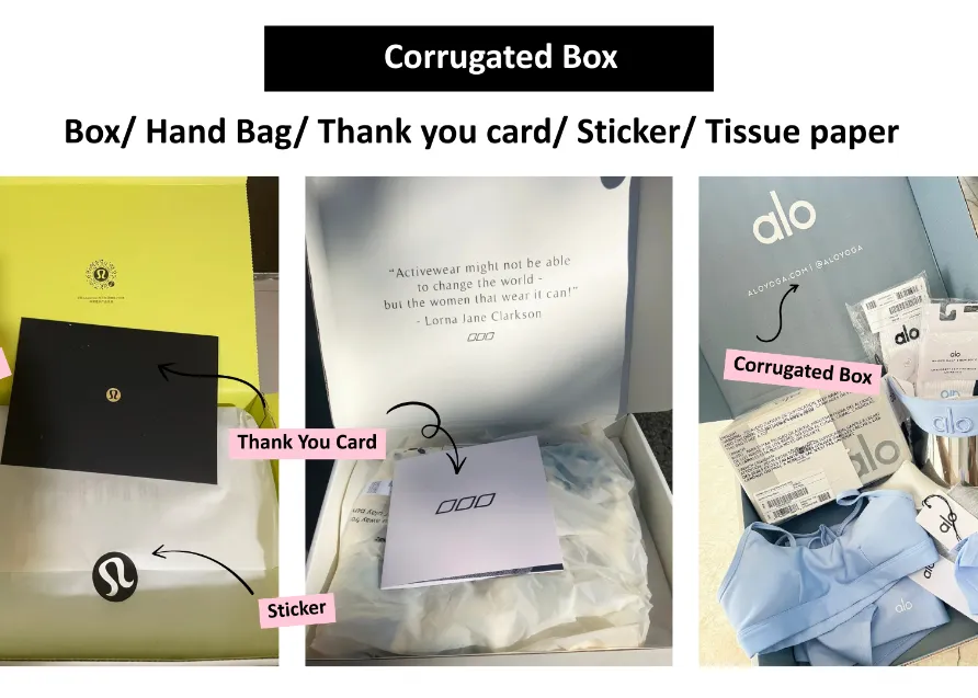 Custom gift box in jia sportswear manufacturer