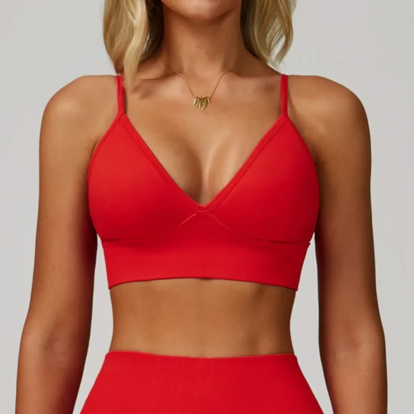 Padded Athletic Bra Seamless Sports Bra Custom Made Workout Clothes