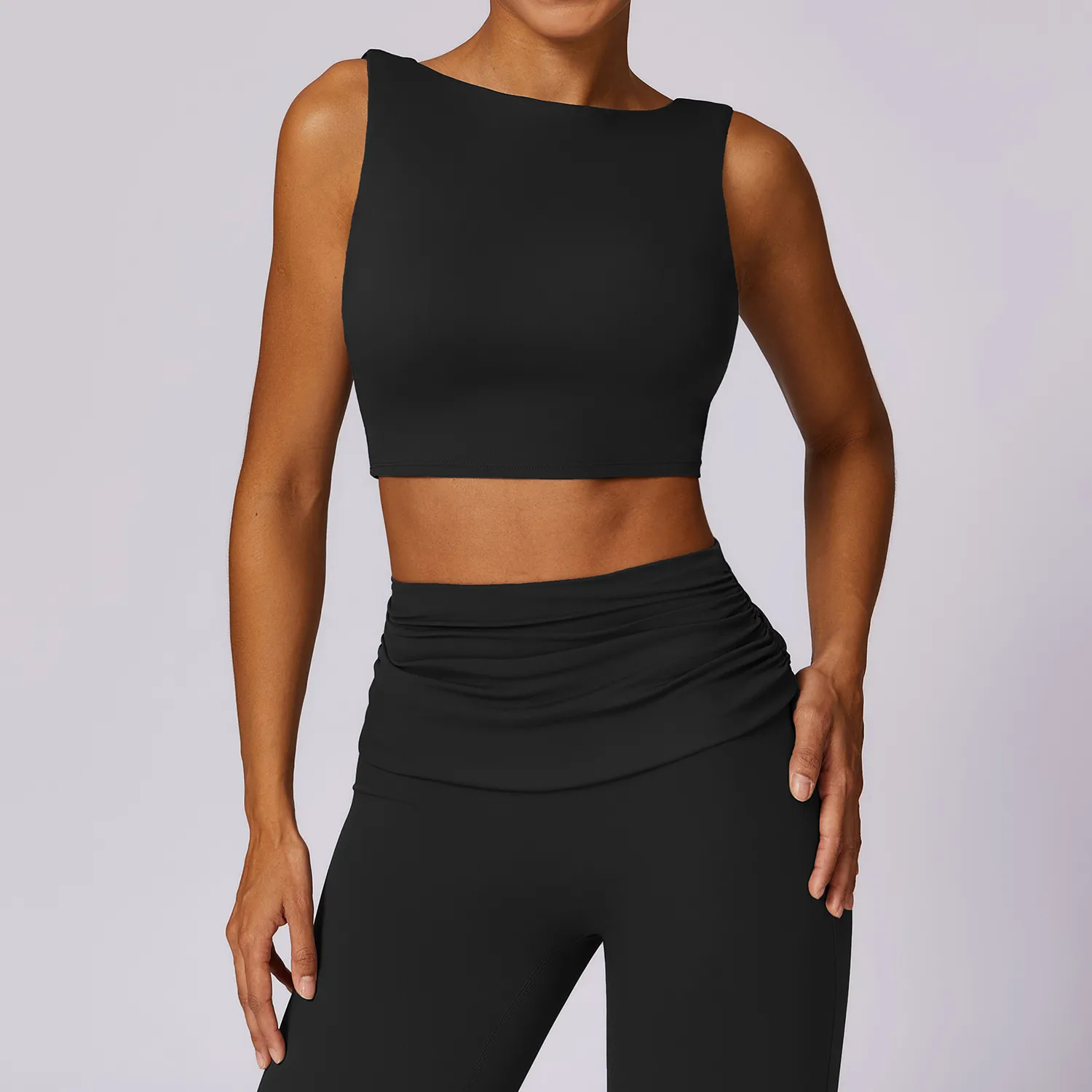 Custom Fitness Tank Tops with Padded Bra Active Wear Manufacturers Wholesale Yoga Apparel