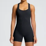 Women's Fitness Jumpsuit​ China Clothing Factory Athletic One Piece Jumpsuit Workout Bodysuit