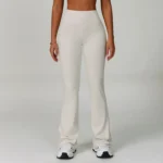 Flared Yoga Pants Activewear Wholesale Suppliers Wide Leg Yoga Pants​ Custom Gym Clothes