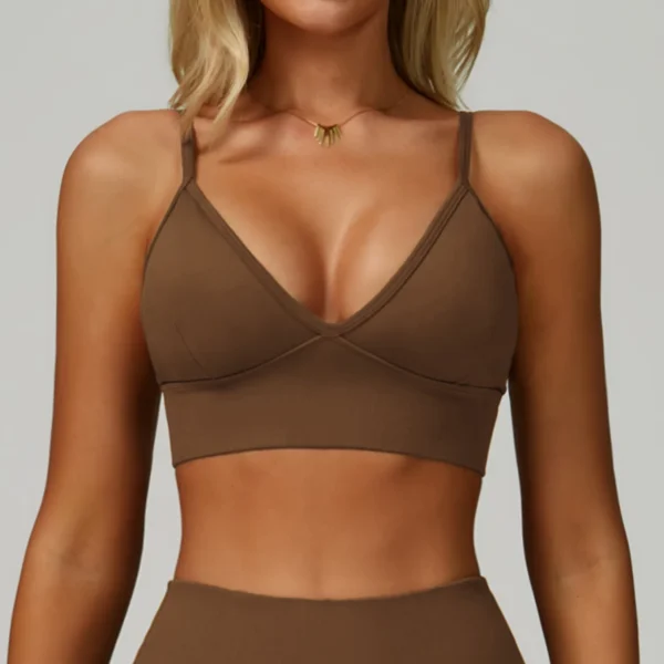 Padded Athletic Bra Seamless Sports Bra Custom Made Workout Clothes