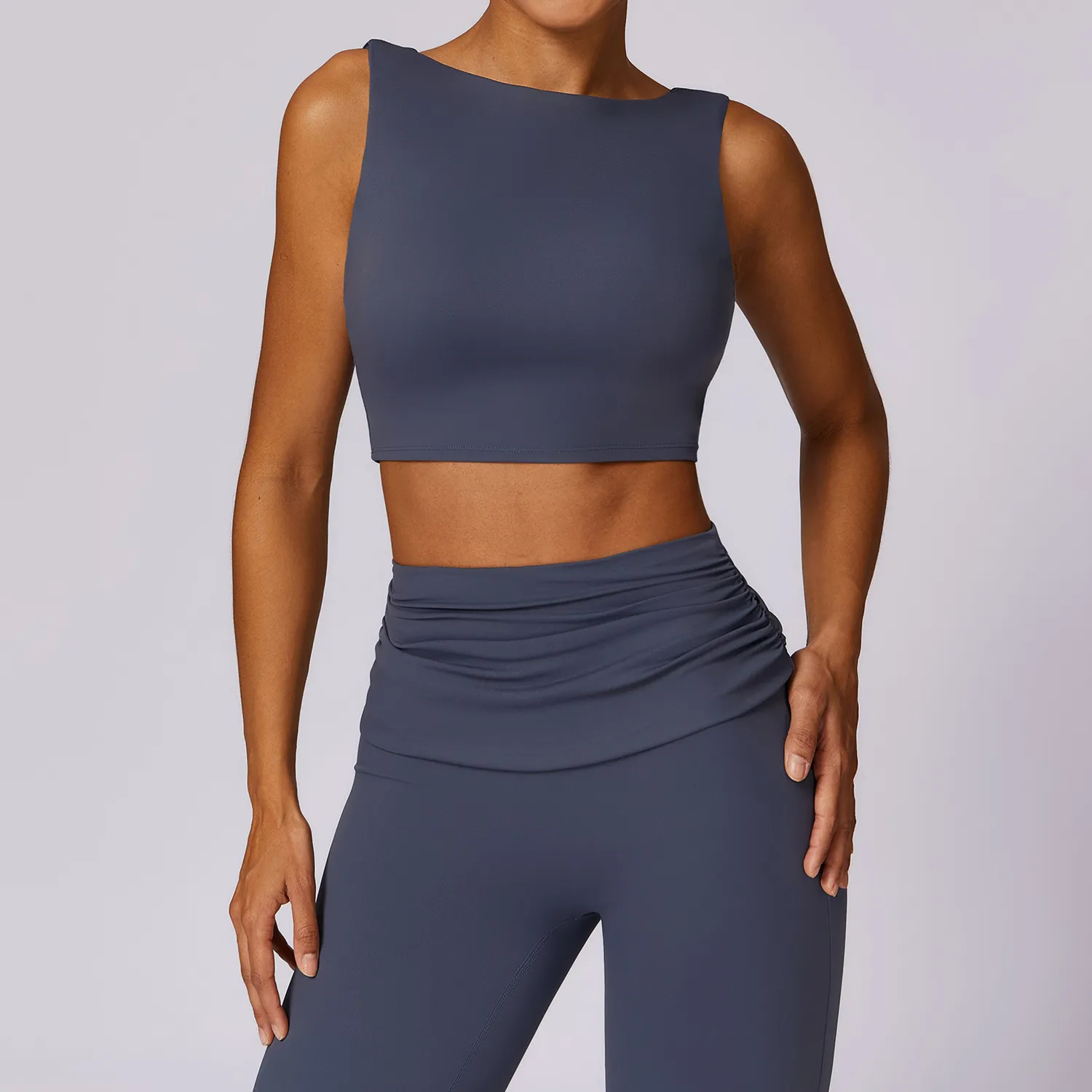 Custom Fitness Tank Tops with Padded Bra Active Wear Manufacturers Wholesale Yoga Apparel