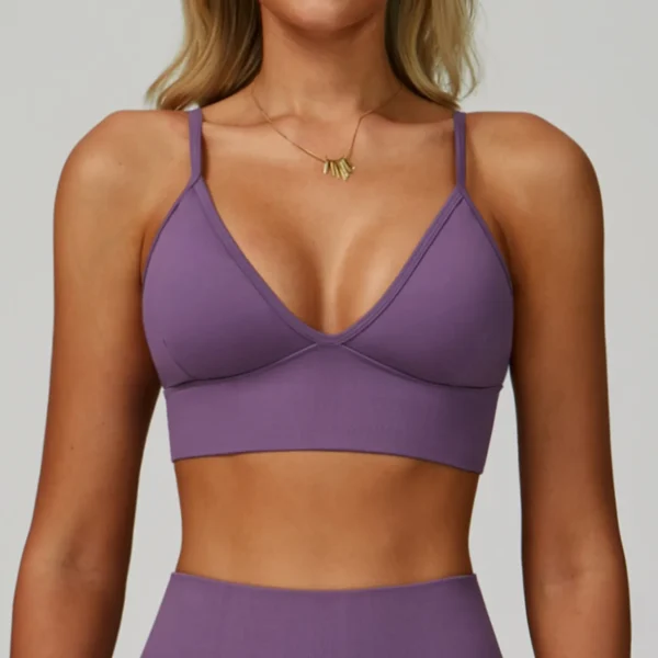 Padded Athletic Bra Seamless Sports Bra Custom Made Workout Clothes