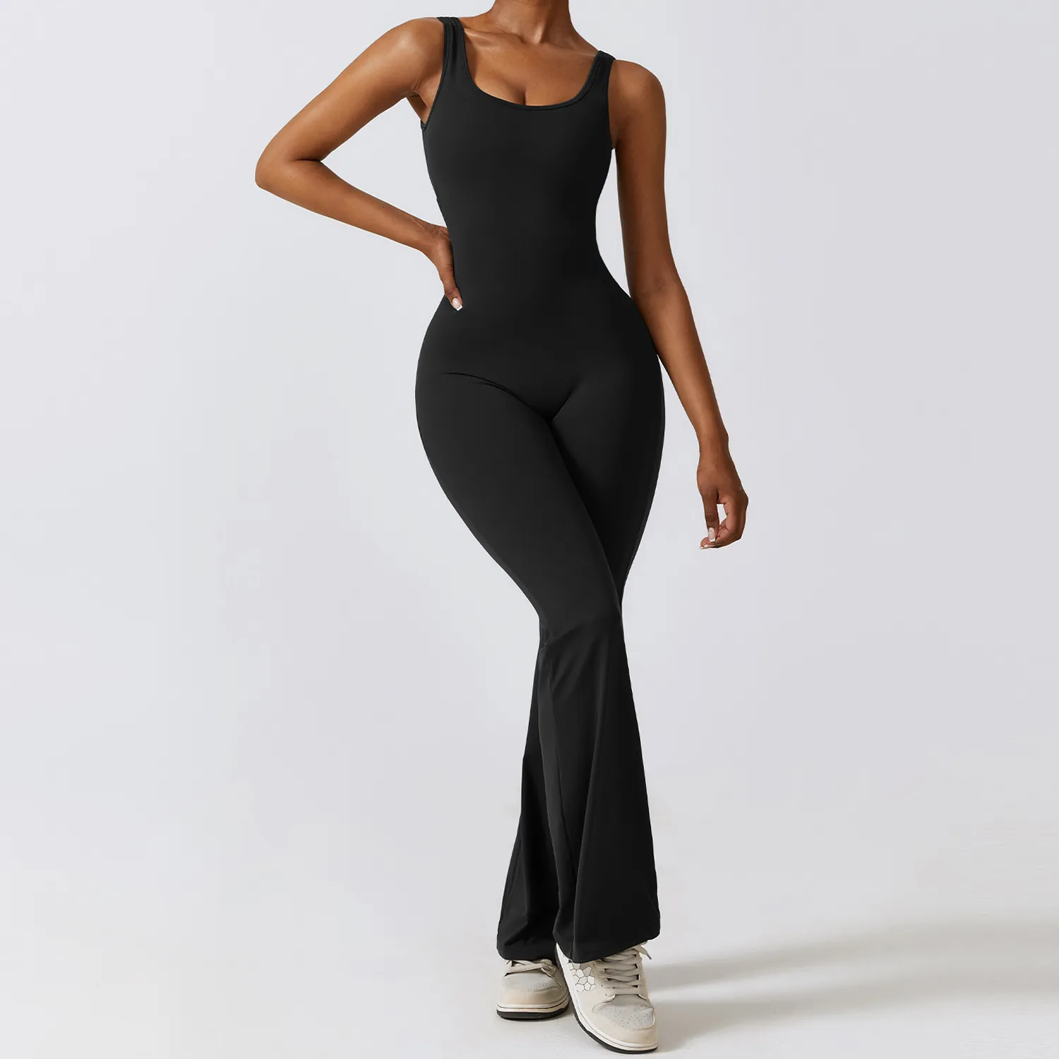 Athletic One Piece Jumpsuit Wholesale Workout Apparel Women's Fitness Bodysuit