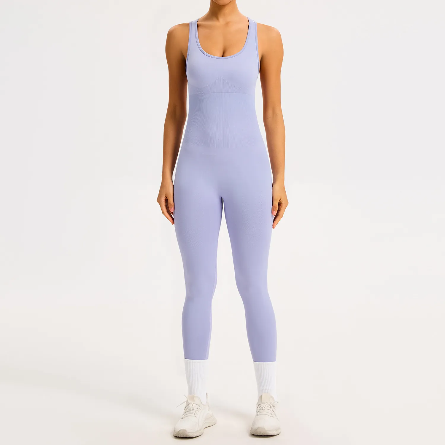 Black Jumpsuit​ Private Label Activewear Manufacturer​ Custom Gym Clothes Bodysuit Fitness Wear​ fitted jumpsuit Seamless Activewear