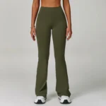 Flared Yoga Pants Activewear Wholesale Suppliers Wide Leg Yoga Pants​ Custom Gym Clothes