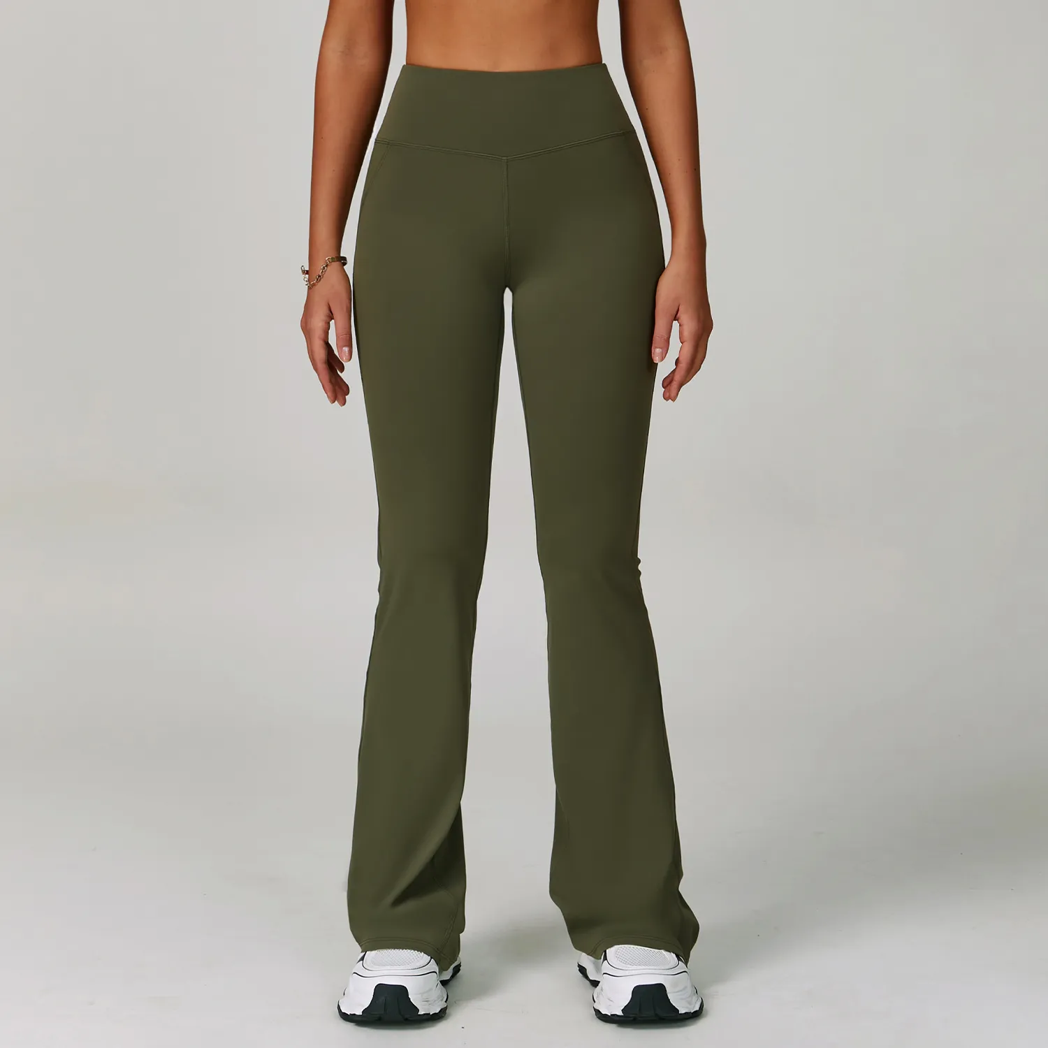 Flared Yoga Pants Activewear Wholesale Suppliers Wide Leg Yoga Pants​ Custom Gym Clothes