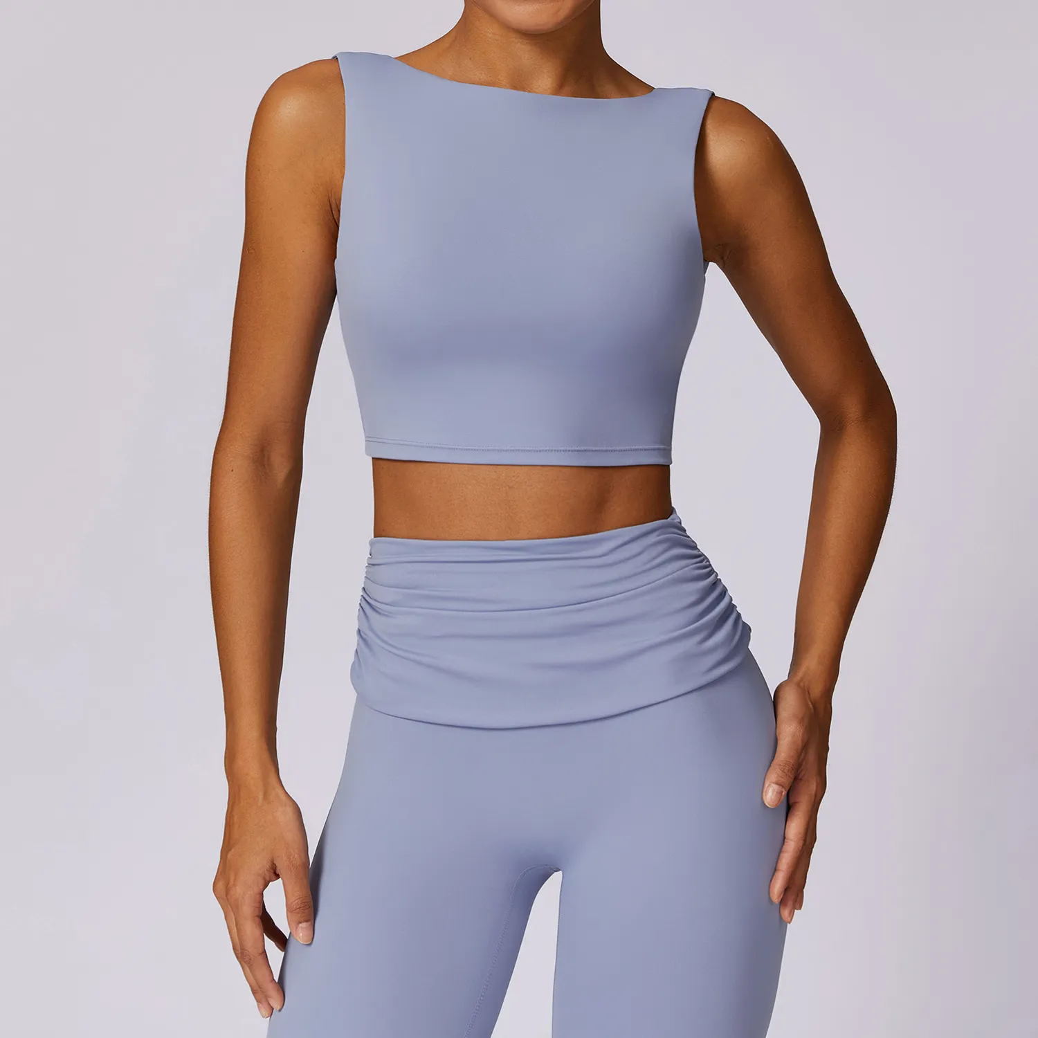 Custom Fitness Tank Tops with Padded Bra Active Wear Manufacturers Wholesale Yoga Apparel