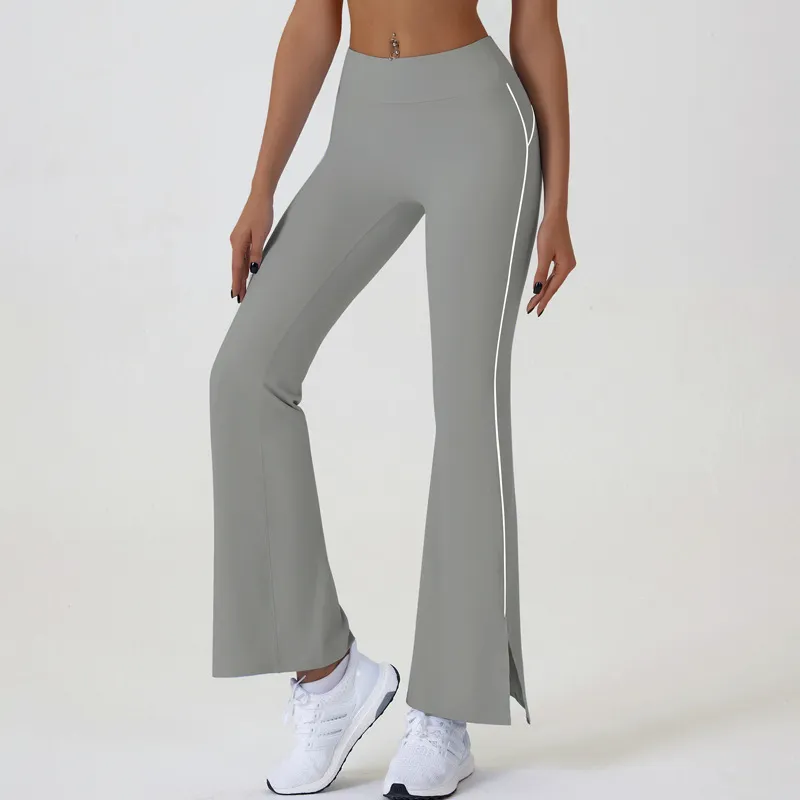 Flare Yoga Pants Custom Fitness Apparel Wide Leg Yoga Pants Manufacturers