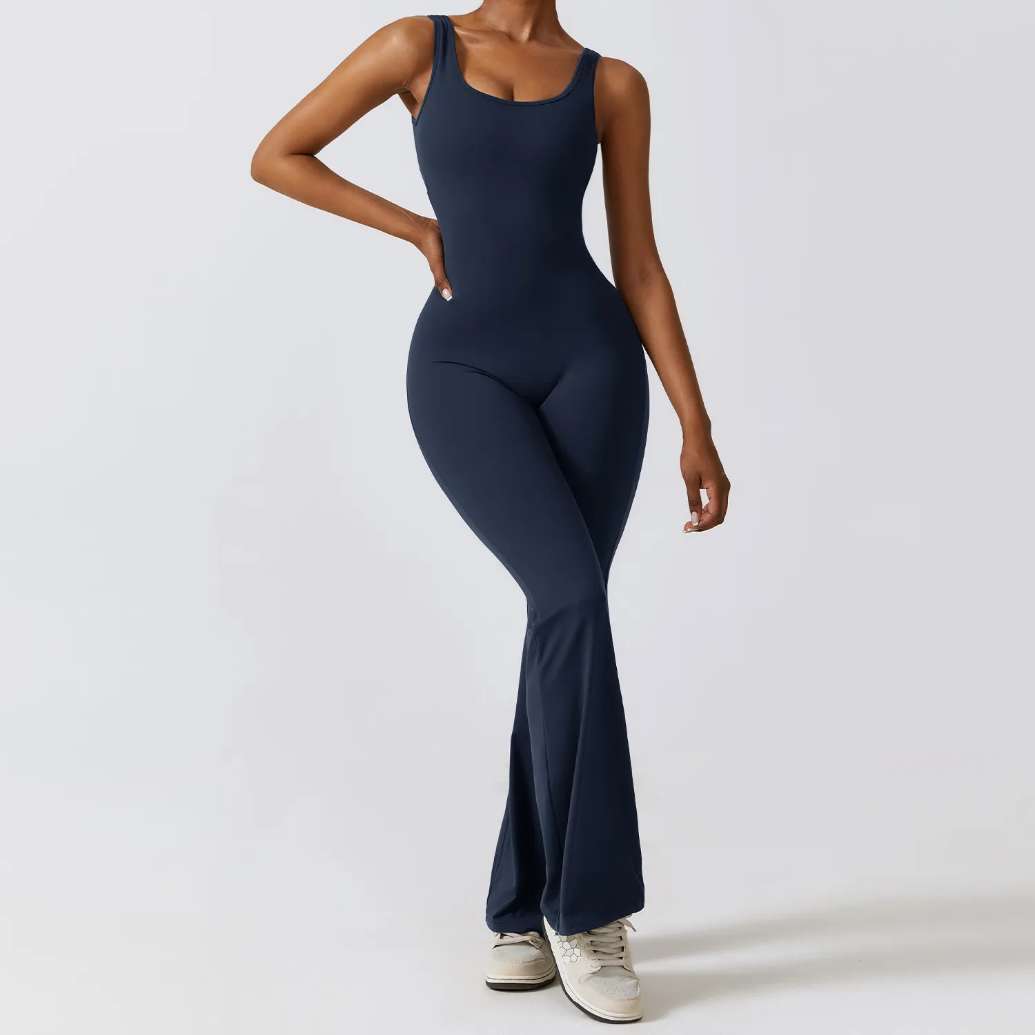 Athletic One Piece Jumpsuit Wholesale Workout Apparel Women's Fitness Bodysuit