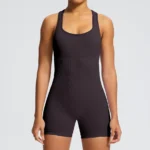 Women's Fitness Jumpsuit​ China Clothing Factory Athletic One Piece Jumpsuit Workout Bodysuit