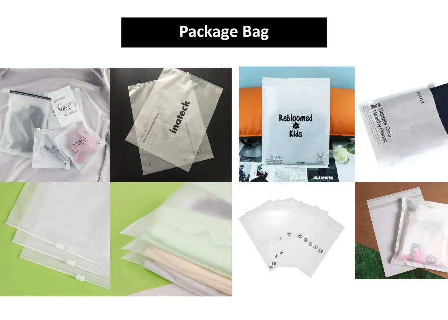 Custom package bag in jia sportswear manufacturer