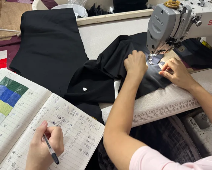 Quality Inspection in custom gym wear manufacturers