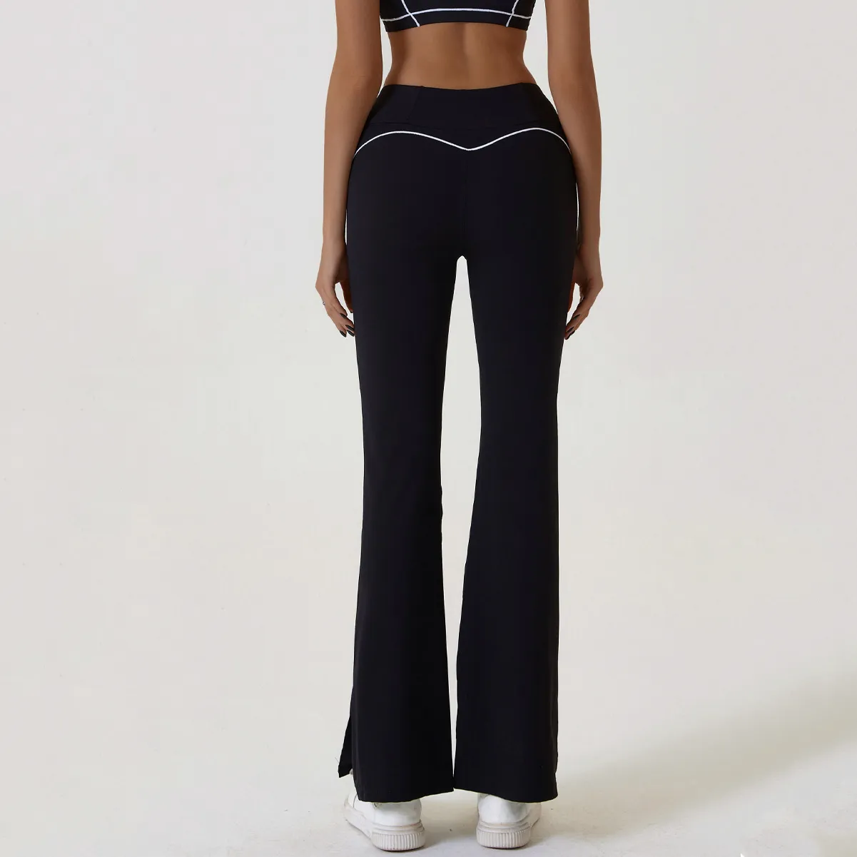 Flare Yoga Pants Custom Fitness Apparel Wide Leg Yoga Pants Manufacturers