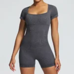 Womens Workout Bodysuit Seamless Gym Wear One Piece Yoga Jumpsuit Sportswear Supplier China