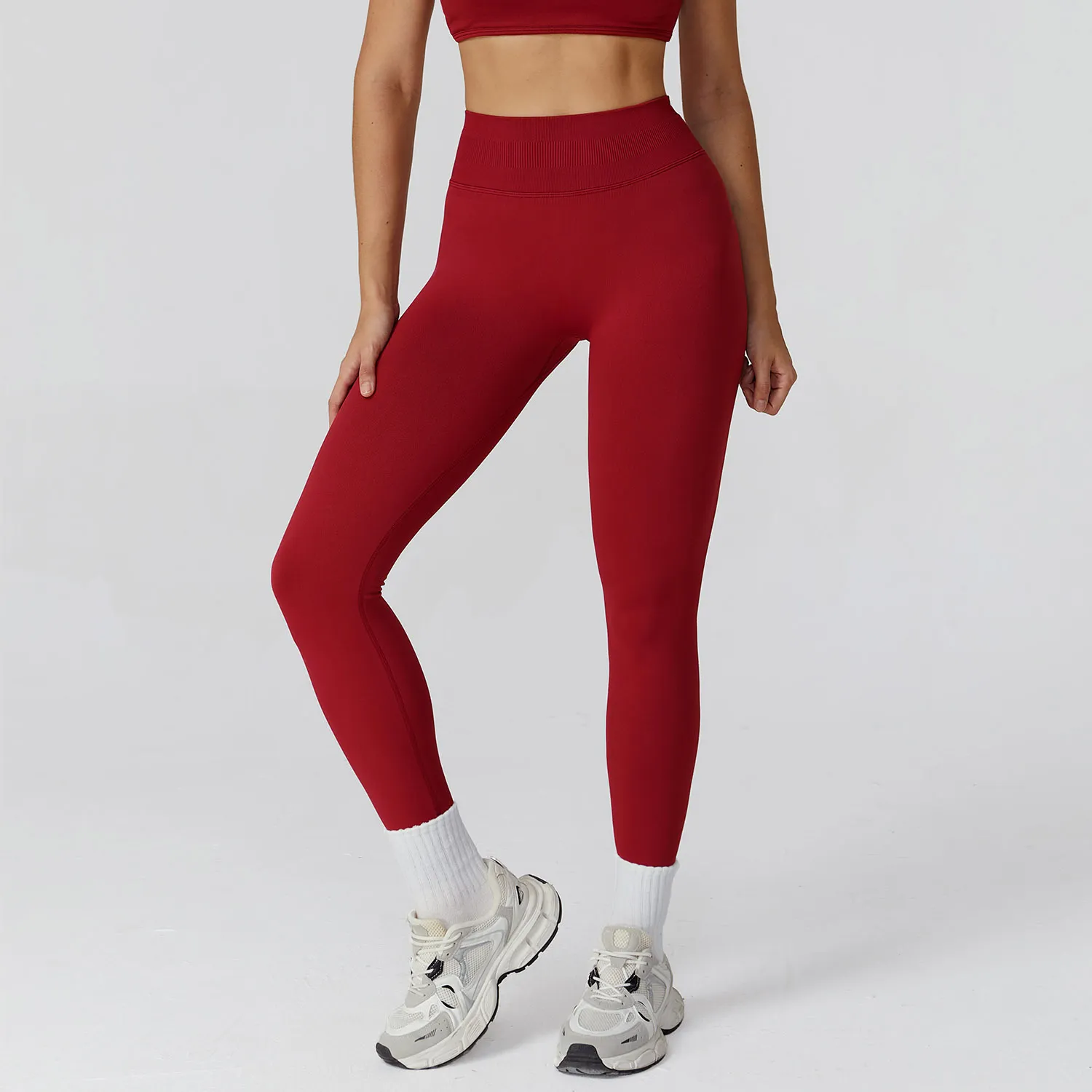 Wholesale Yoga Leggings Seamless Workout Clothes Yoga Pants Manufacturers Sportswear From China