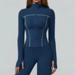 Slim Fit Sports Jacket China Sportswear Custom Sportswear Manufacturer Workout Jacket