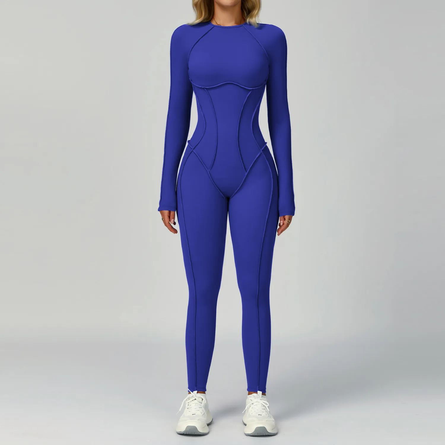 Best Yoga Jumpsuit Gym Wear Manufacturers Long Sleeve Fitness Bodysuit​ China Sportswear