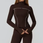 Slim Fit Sports Jacket China Sportswear Custom Sportswear Manufacturer Workout Jacket