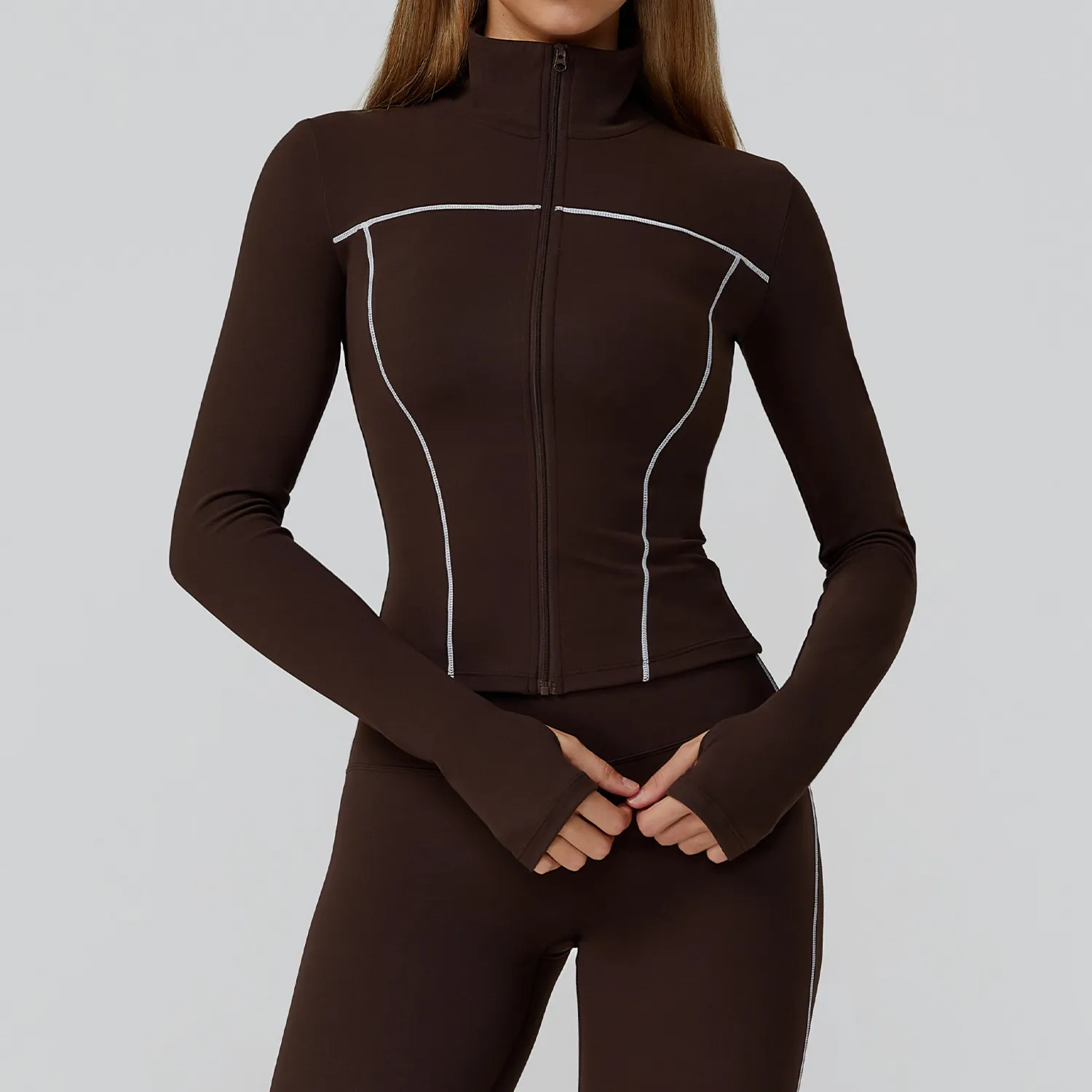 Slim Fit Sports Jacket China Sportswear Custom Sportswear Manufacturer Workout Jacket