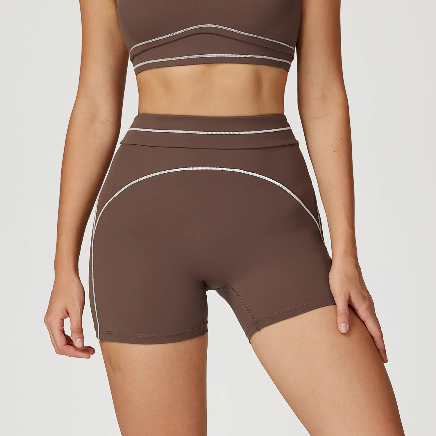 Wholesale Gym Shorts Womens Yoga Shorts Personalised Workout Clothes Shorts Manufacturer