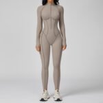 One Piece Workout Bodysuit Sportswear From China Custom Fitness Apparel Manufacturer Fitted Jumpsuit Yoga One Piece Jumpsuit​