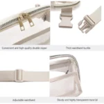 Transparents Fancy Pack Private Label Gym Bags Wholesale Workout Gear TPU Belt Bags