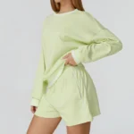 Loose Fit Round Neck Sweatshirt Wholesale Casual Wear Blank Label Clothing Custom Fitness Top Private Label Athletic Wear Athleisure Manufacturers