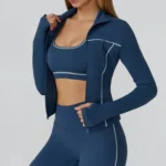 Slim Fit Sports Jacket China Sportswear Custom Sportswear Manufacturer Workout Jacket