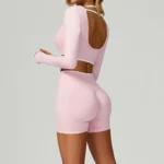 Seamless Workout Clothes Long Sleeve Yoga Tops​ Sports Apparel Manufacturers White Label Activewear