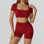 Seamless Gym Shorts Girls Athletic Shorts White Label Fitness Products Seamless Clothing Suppliers