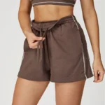 Cotton Athletic Shorts High-Waist Sweat Shorts Workout Clothes Supplier Gym Sportswear