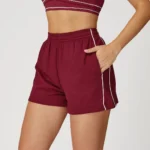 Cotton Athletic Shorts High-Waist Sweat Shorts Workout Clothes Supplier Gym Sportswear