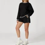 Cotton Athletic Shorts High-Waist Sweat Shorts Workout Clothes Supplier Gym Sportswear