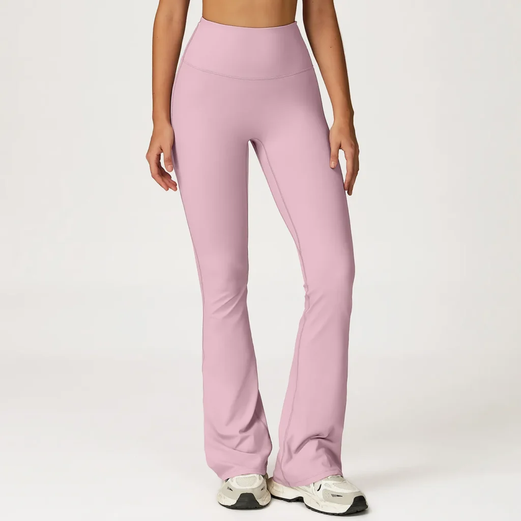 Flare Yoga Pants Private Label Gym Clothes Custom Athletic Apparel Yoga Pants Manufacturers