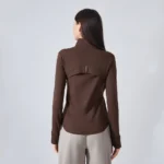 Slim Fit Suit Jacket Private Label Sportswear Athletic Zip Up Jacket Women's Create Gym Clothing