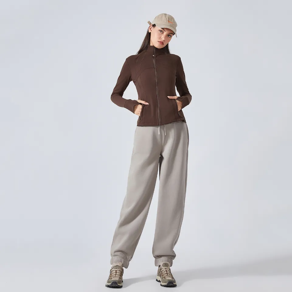 Slim Fit Suit Jacket Private Label Sportswear Athletic Zip Up Jacket Women's Create Gym Clothing