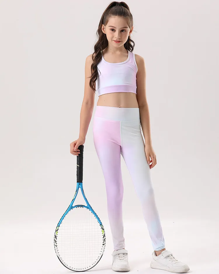 kids sportswear girls activewear custom yoga wear Yoga Outfits Wholesale Fitness Wear Manufacturer