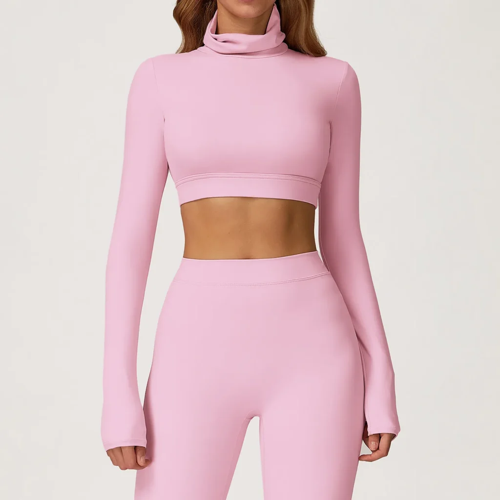 Long Sleeve Fitness Shirt for Running Custom Athletic Apparel Private Label Activewear Wholesale Gym Wear