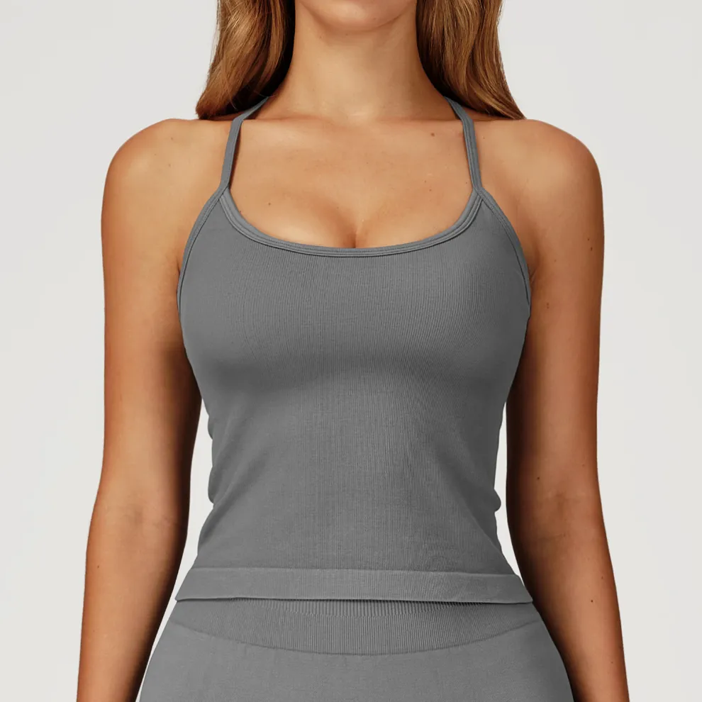 Women's Seamless Tank Tops​ Seamless Clothing Suppliers China Sportswear Custom Fitness Apparel