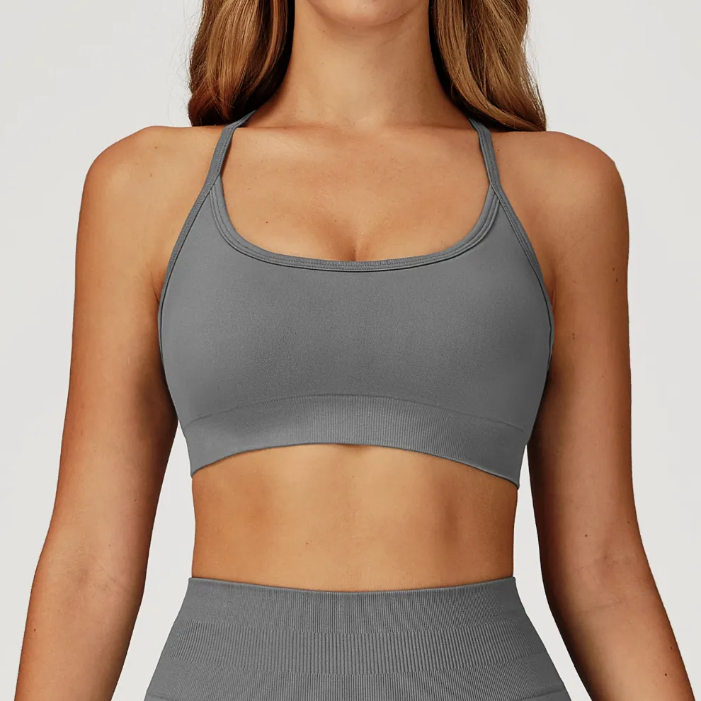 Seamless Sports Bra Bulk Fitness Clothing Gym Apparel Suppliers Custom Fitness Bra