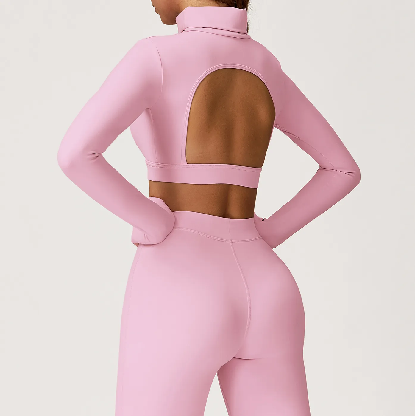 Long Sleeve Fitness Shirt for Running Custom Athletic Apparel Private Label Activewear Wholesale Gym Wear