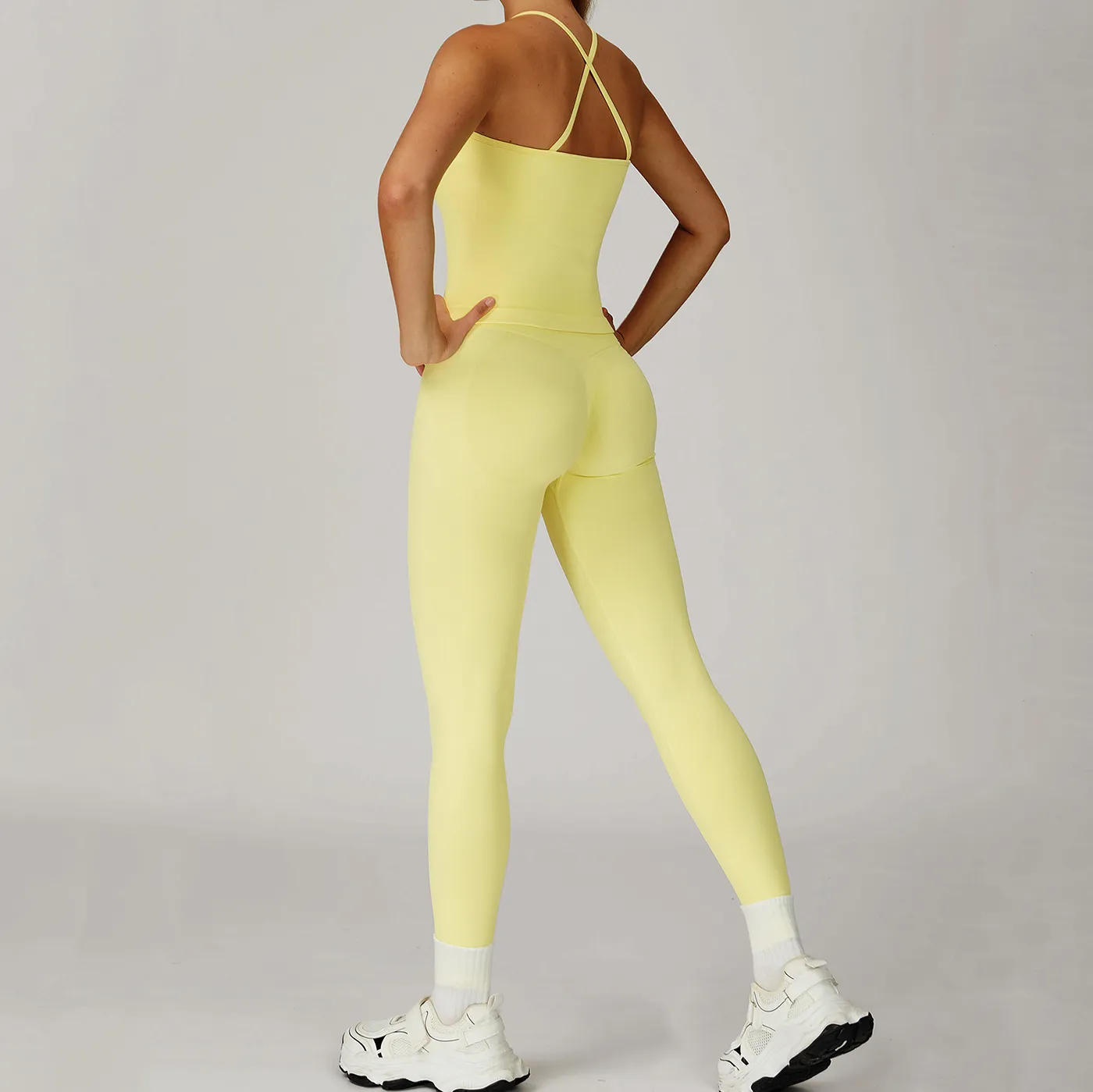 Seamless Yoga Leggings Yoga Pants Suppliers Private Label Workout Clothes Wholesale Activewear Sets