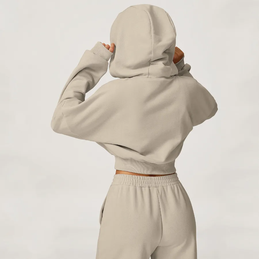 Women's Hooded Sweatshirt Activewear Wholesale Distributors Sports Clothing China